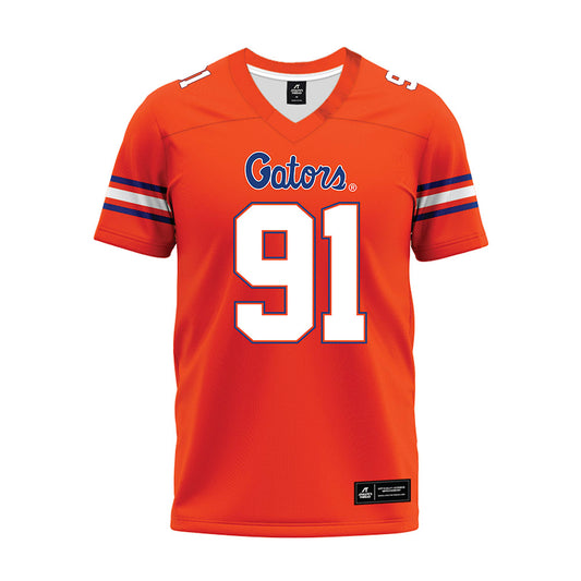 Florida - NCAA Football : Patrick Durkin - Orange Premium Football Jersey-0