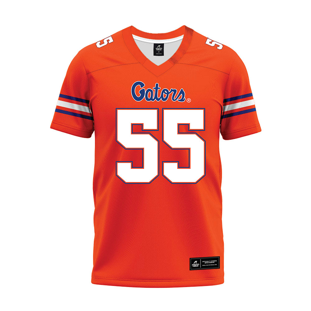 Florida - NCAA Football : Charles Emanuel III - Orange Premium Football Jersey-0