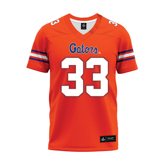 Florida - NCAA Football : Brien Taylor Jr - Orange Premium Football Jersey-0