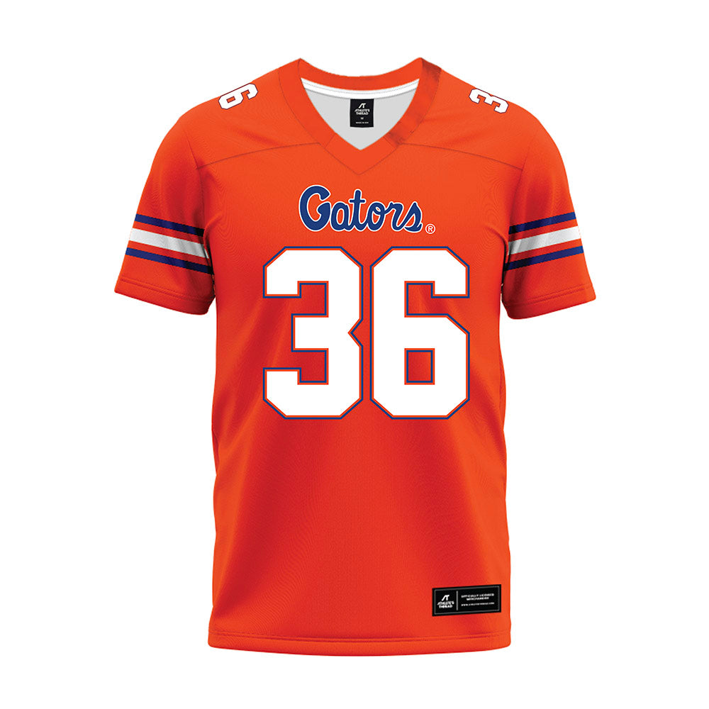 Florida - NCAA Football : Vincent Brown Jr - Orange Premium Football Jersey-0