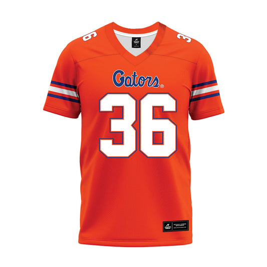 Florida - NCAA Football : Vincent Brown Jr - Orange Premium Football Jersey-0