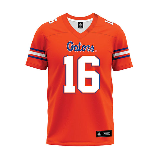 Florida - NCAA Football : Aidan Warner - Orange Premium Football Jersey-0