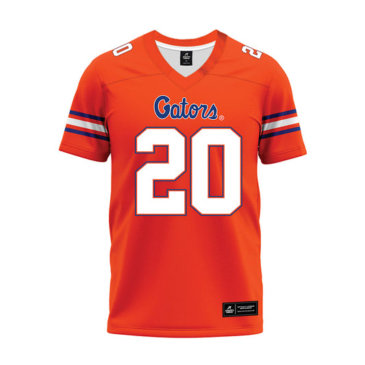 Florida - NCAA Football : Waltez Duke Clark - Orange Premium Football Jersey-0