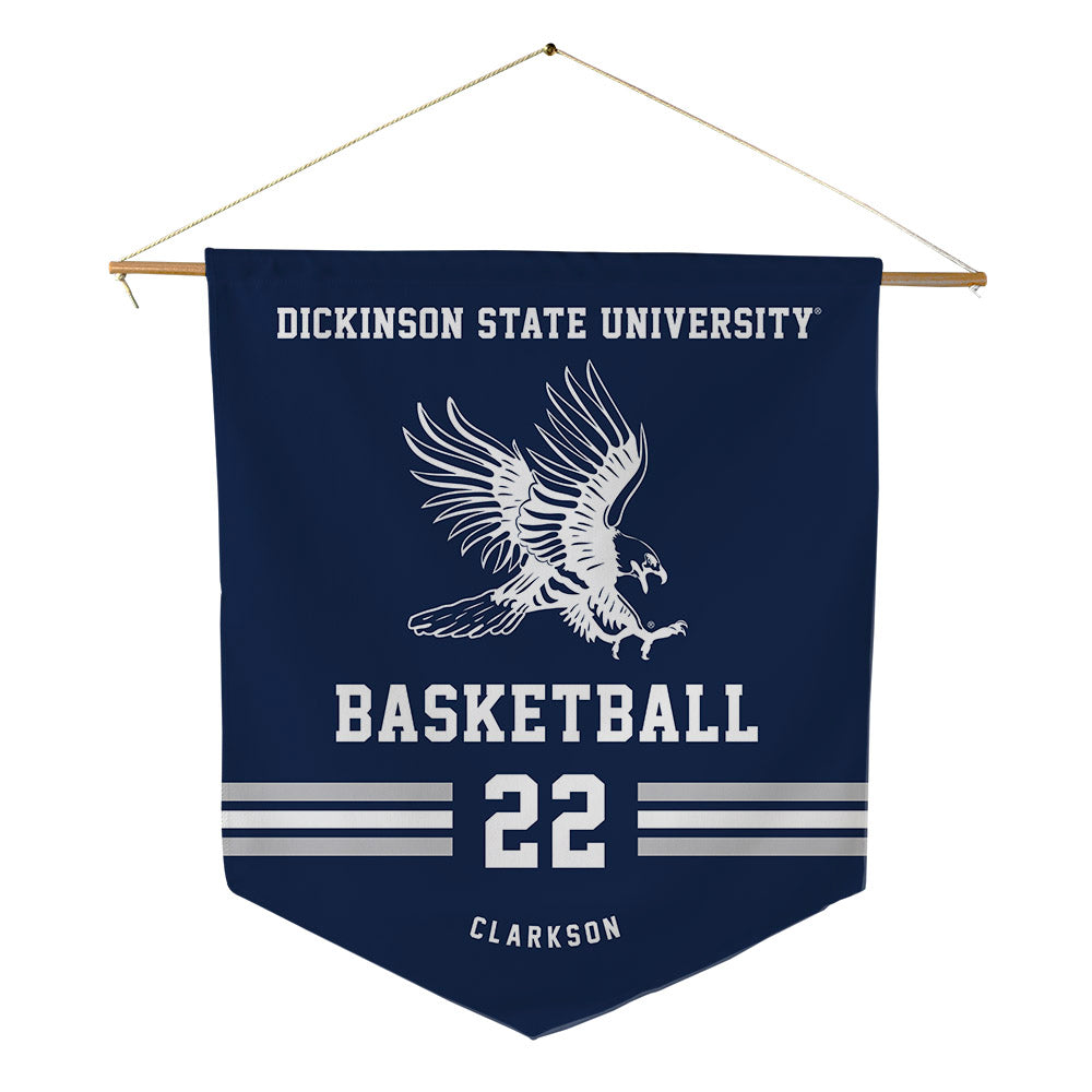 Dickinson State - NCAA Women's Basketball : Jada Clarkson - Pennant - 18" x 21"-0