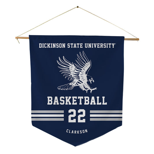 Dickinson State - NCAA Women's Basketball : Jada Clarkson - Pennant - 18" x 21"-0