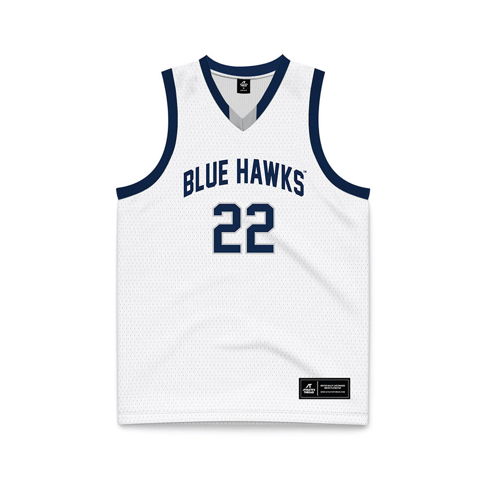 Dickinson State - NCAA Women's Basketball : Jada Clarkson - White Basketball Jersey-0
