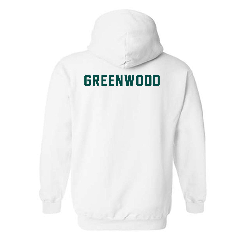Humboldt State - NCAA Men's Track & Field : Damian Greenwood - Classic Shersey Hooded Sweatshirt-1