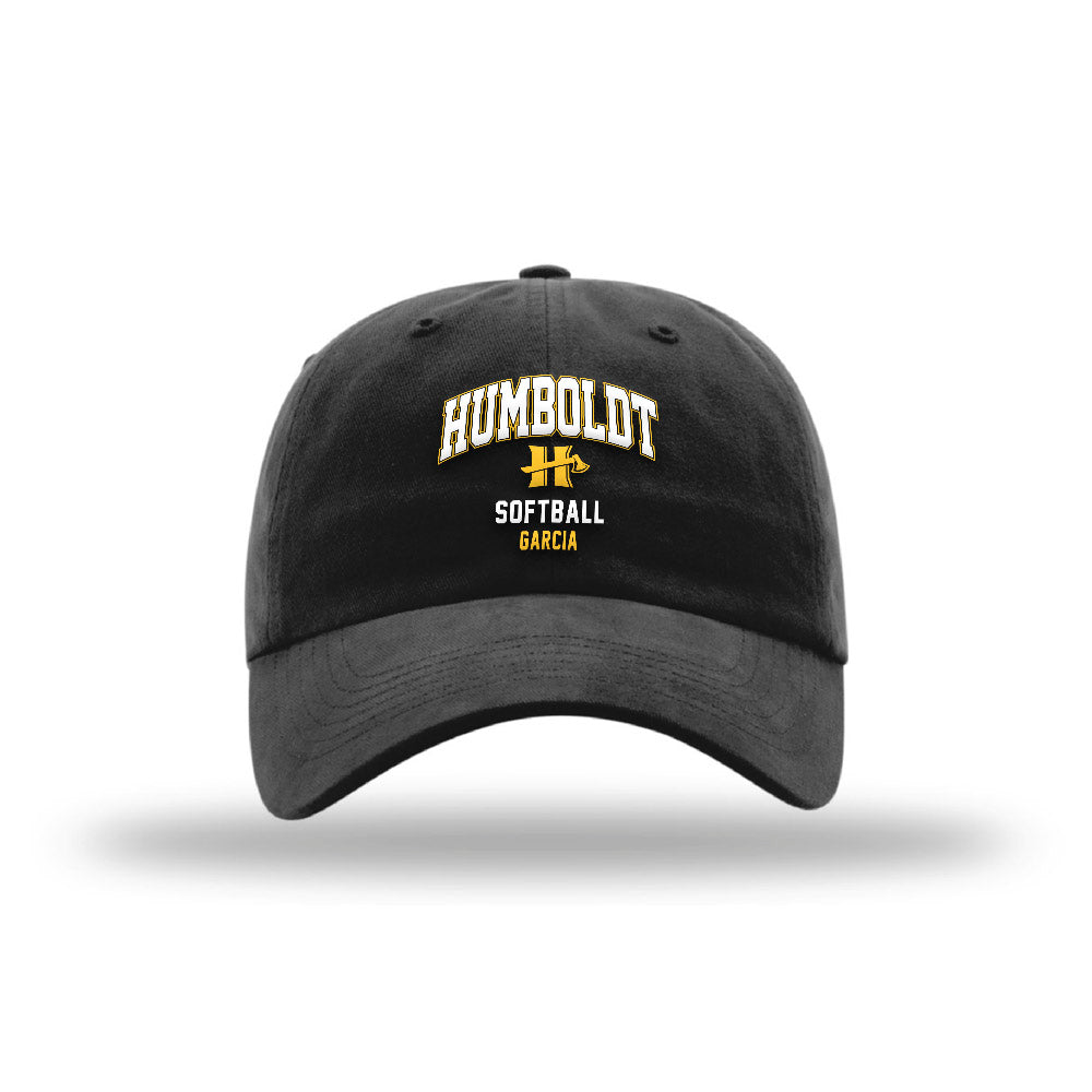 Humboldt State - NCAA Softball : Gaige Garcia - Garment Washed Twill-0