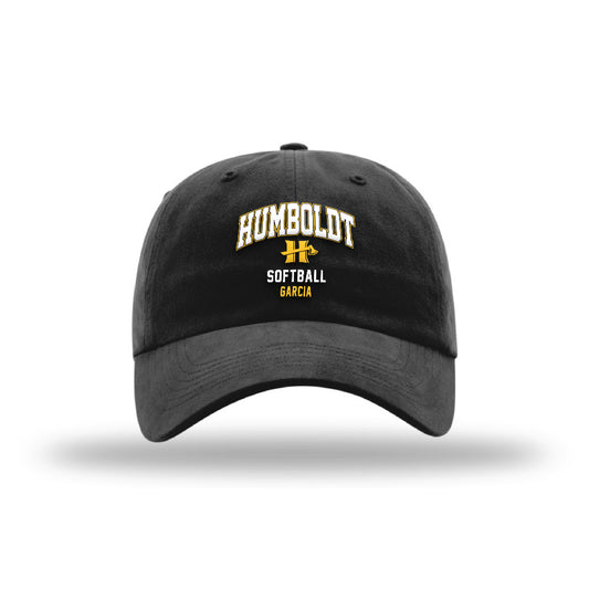 Humboldt State - NCAA Softball : Gaige Garcia - Garment Washed Twill-0