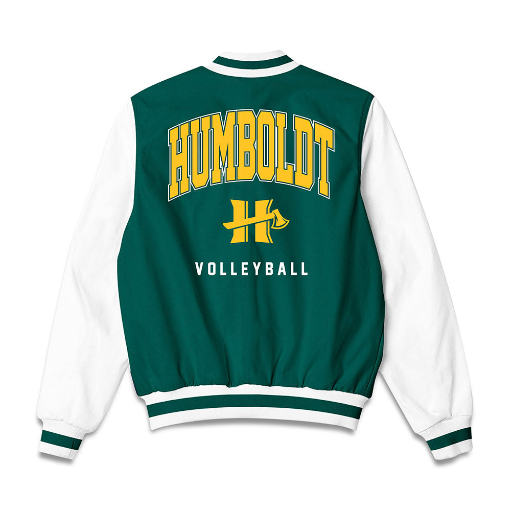 Humboldt State - NCAA Women's Volleyball : Tatyana Jennings - Bomber Jacket-1