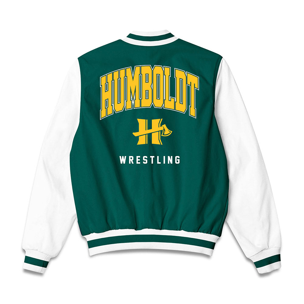 Humboldt State - NCAA Wrestling : Jayson Victoria - Bomber Jacket-1