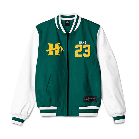 Humboldt State - NCAA Women's Basketball : Riley Sanz - Bomber Jacket-0