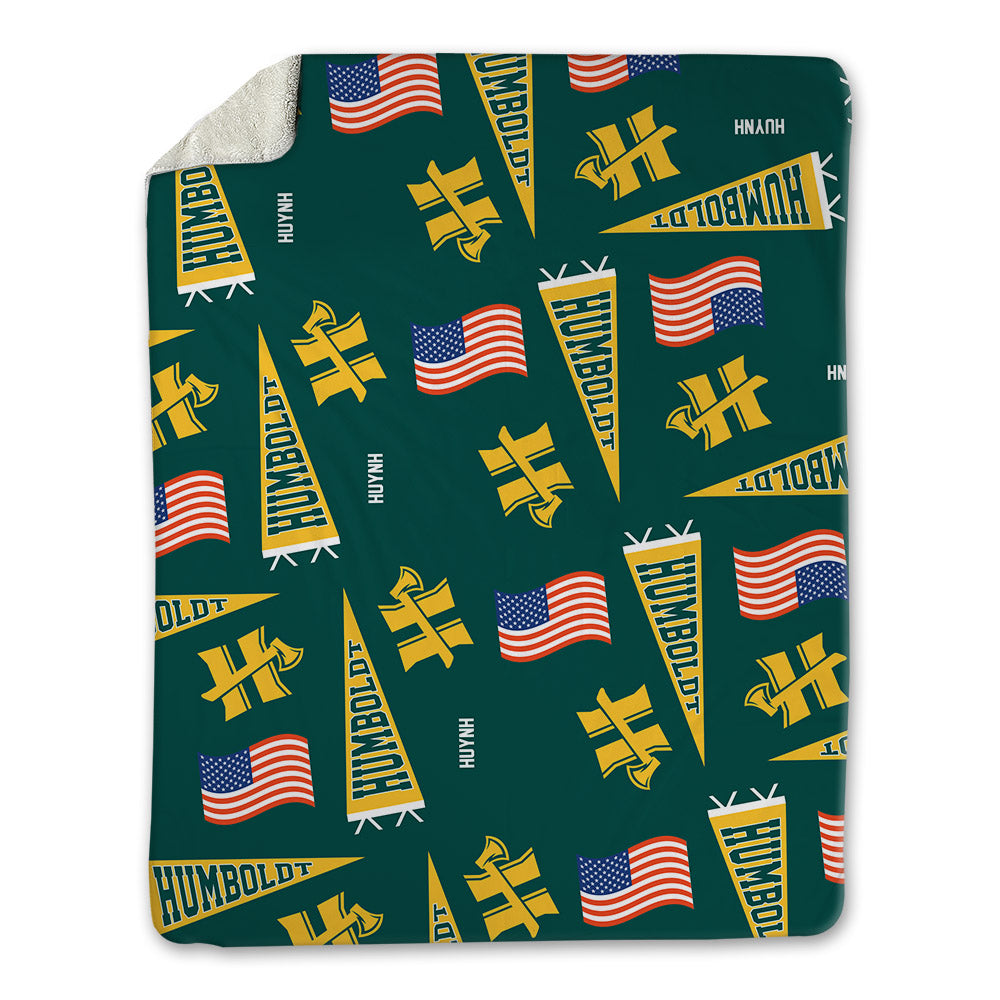 Humboldt State - NCAA Women's Track & Field : Nayeli Huynh - USA Blanket-0
