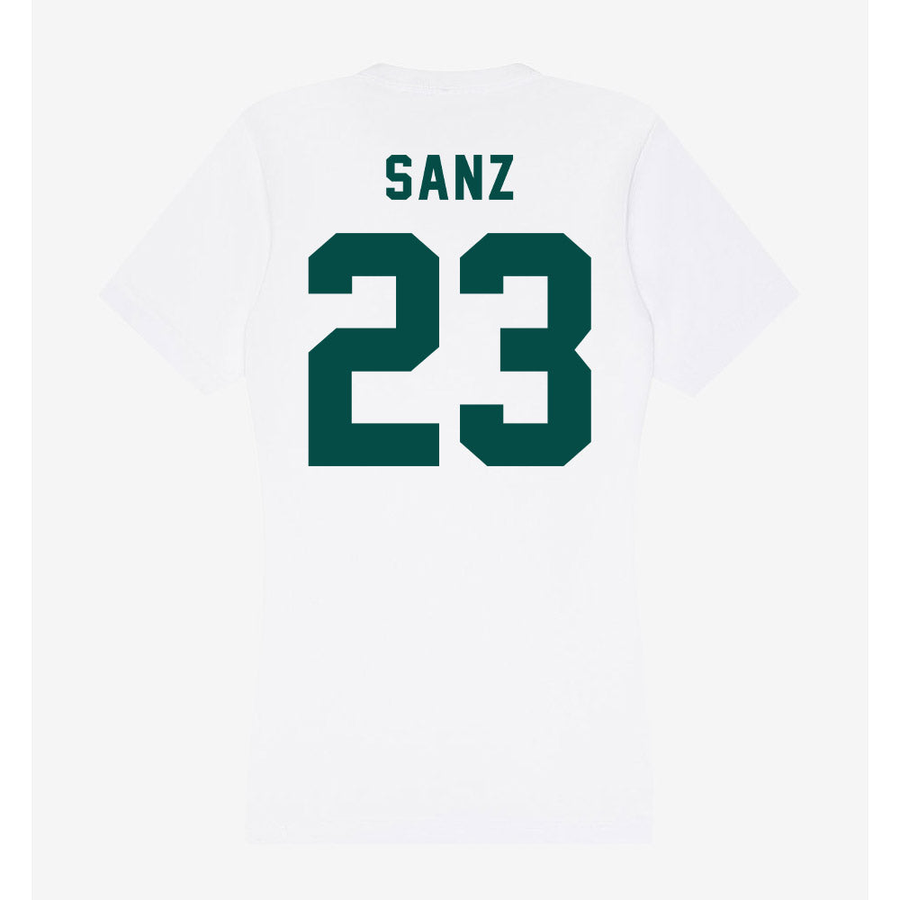 Humboldt State - NCAA Women's Basketball : Riley Sanz - Classic Shersey Women's V-Neck T-Shirt-1