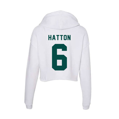 Humboldt State - NCAA Softball : Mason Hatton - Classic Shersey Women's Crop Fleece Hoodie-1