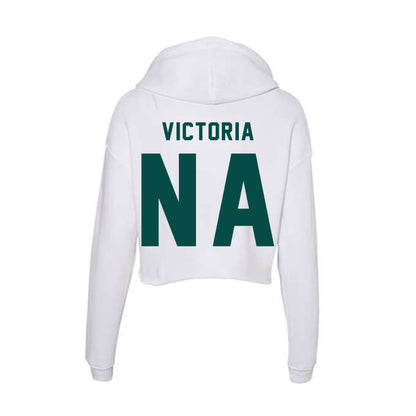 Humboldt State - NCAA Wrestling : Jayson Victoria - Classic Shersey Women's Crop Fleece Hoodie-1