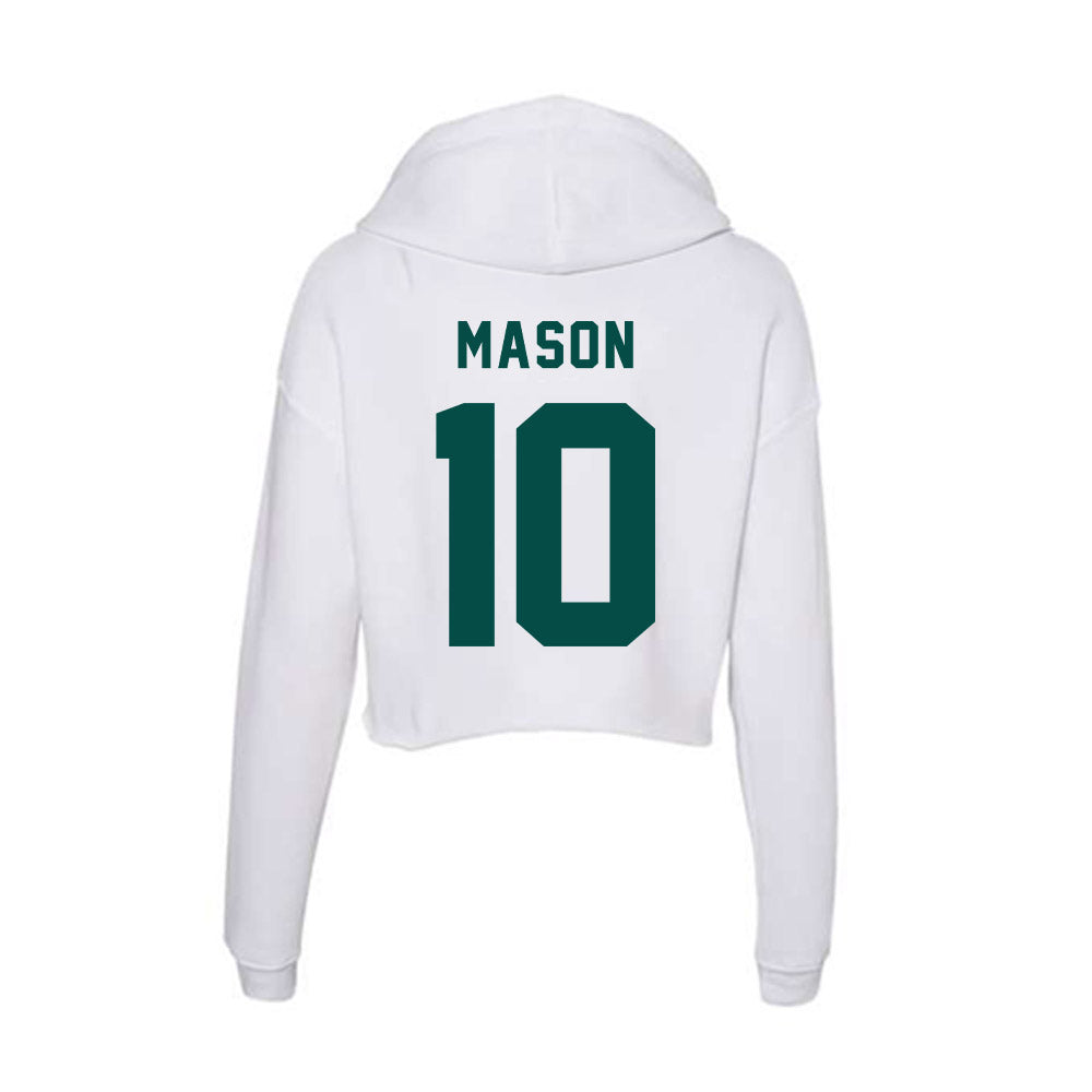 Humboldt State - NCAA Men's Basketball : Marsai Mason - Classic Shersey Women's Crop Fleece Hoodie-1