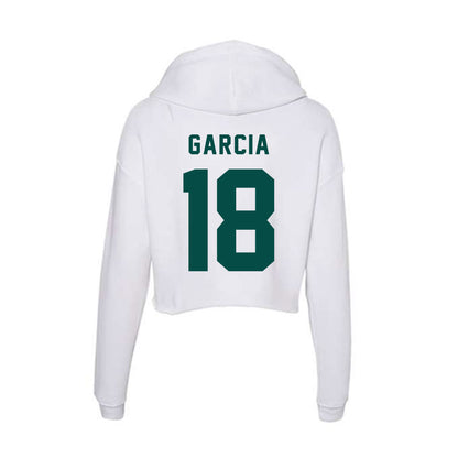 Humboldt State - NCAA Softball : Ashley Garcia - Classic Shersey Women's Crop Fleece Hoodie-1