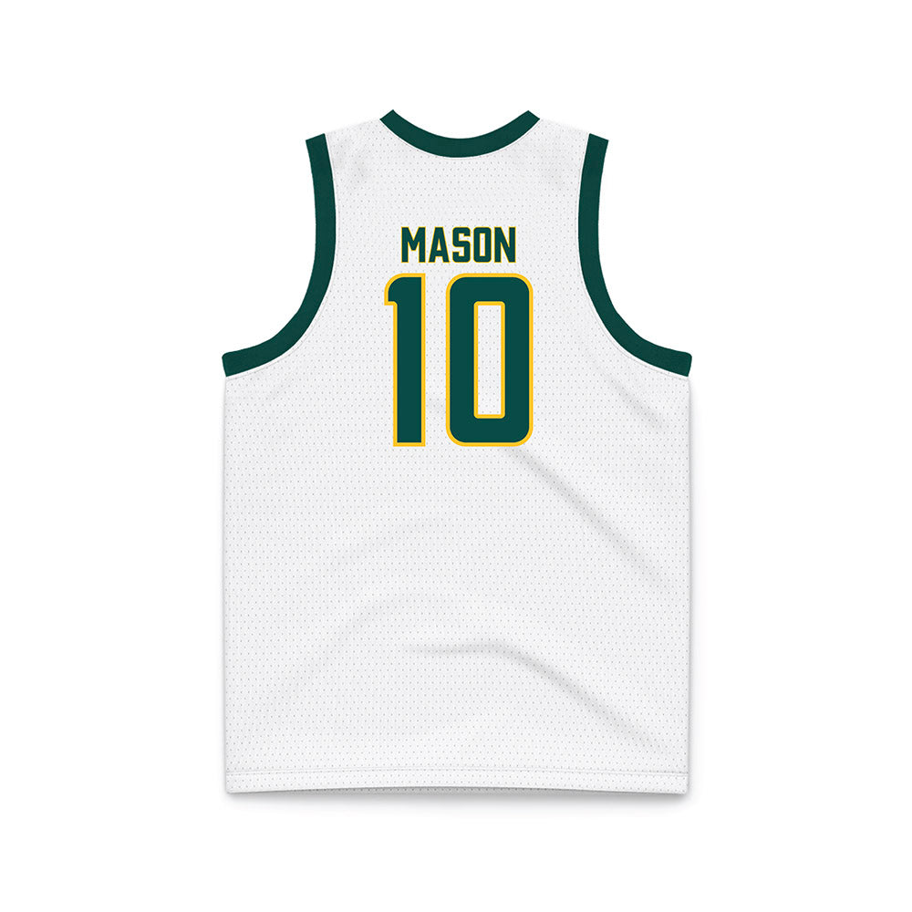 Humboldt State - NCAA Men's Basketball : Marsai Mason - White Basketball Jersey-1