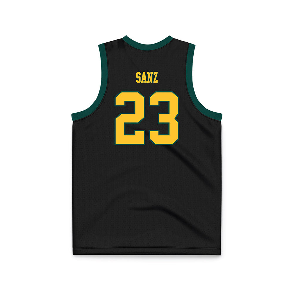 Humboldt State - NCAA Women's Basketball : Riley Sanz - Black Basketball Jersey-1