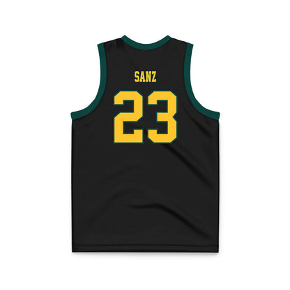 Humboldt State - NCAA Women's Basketball : Riley Sanz - Black Basketball Jersey-1