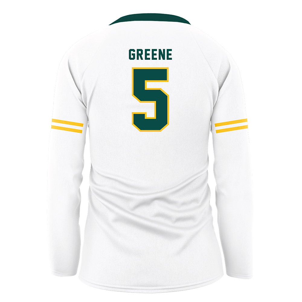 Humboldt State - NCAA Women's Volleyball : Rahni Greene - White Volleyball Jersey-1