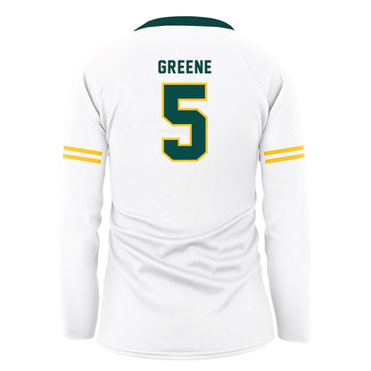 Humboldt State - NCAA Women's Volleyball : Rahni Greene - White Volleyball Jersey-1