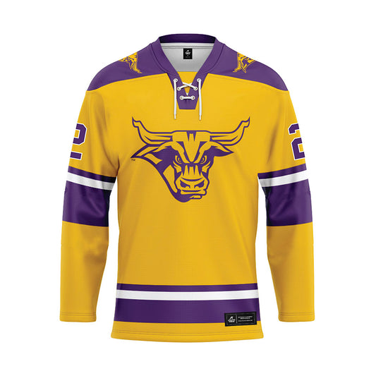 Minn. St. - NCAA Women's Ice Hockey : Mika Cichosz - Gold Hockey Jersey-0