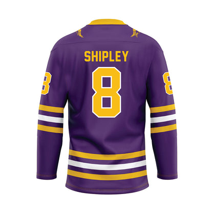 Minn. St. - NCAA Women's Ice Hockey : Bella Shipley - Purple Hockey Jersey-1