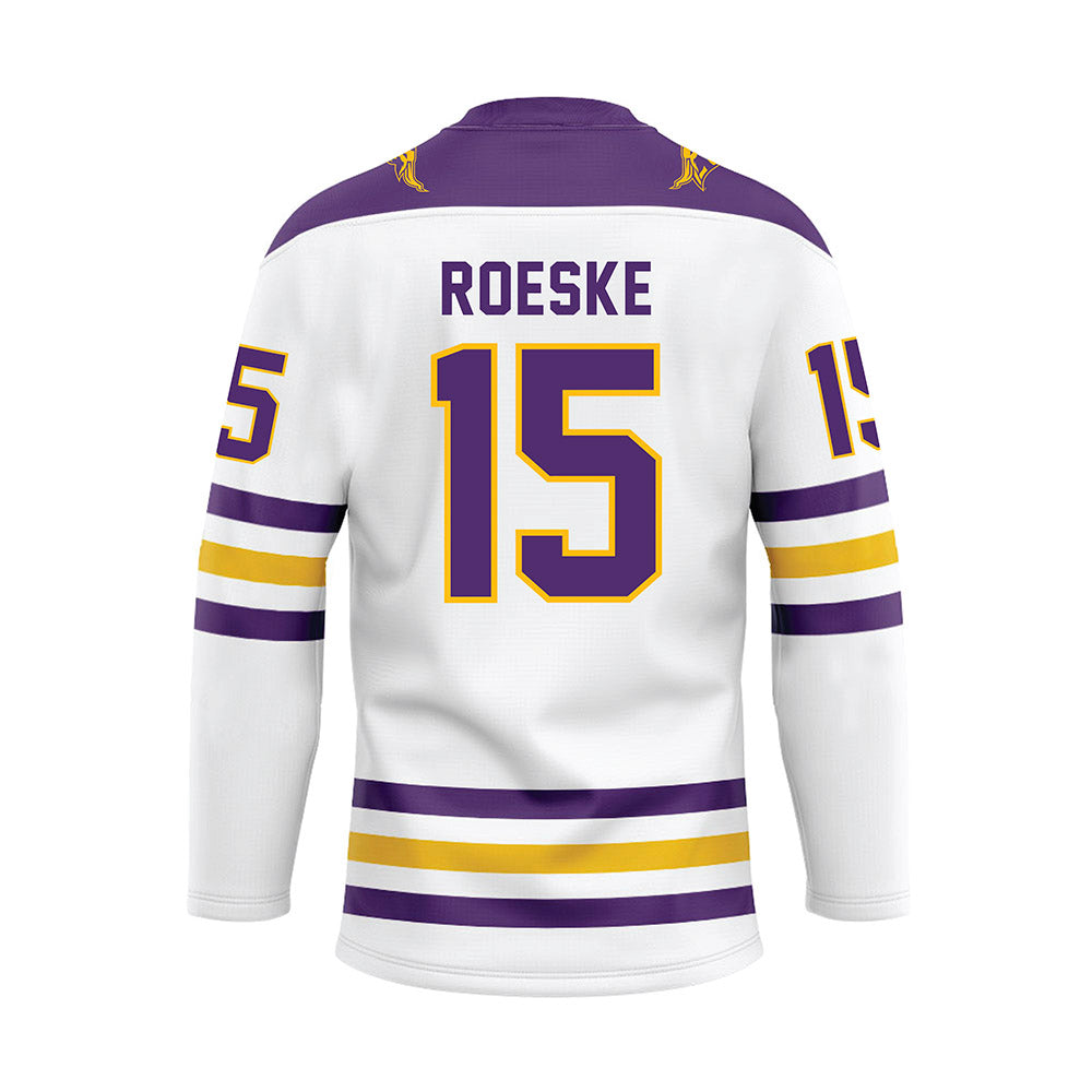 Minn. St. - NCAA Women's Ice Hockey : Kianna Roeske - White Hockey Jersey-1