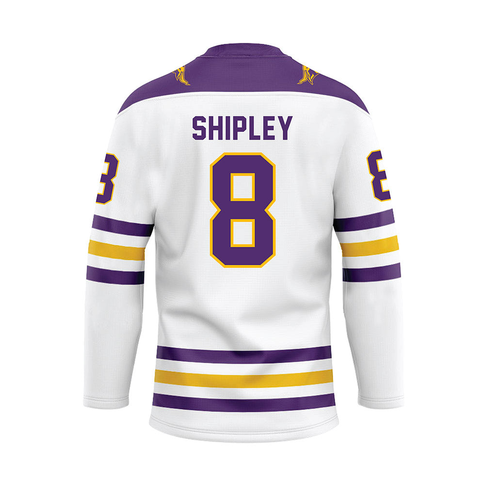 Minn. St. - NCAA Women's Ice Hockey : Bella Shipley - White Hockey Jersey-1