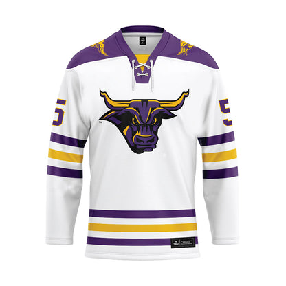 Minn. St. - NCAA Women's Ice Hockey : Sophie Stramel - White Hockey Jersey-0