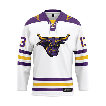 Minn. St. - NCAA Women's Ice Hockey : Kendall Hassler - White Hockey Jersey-0