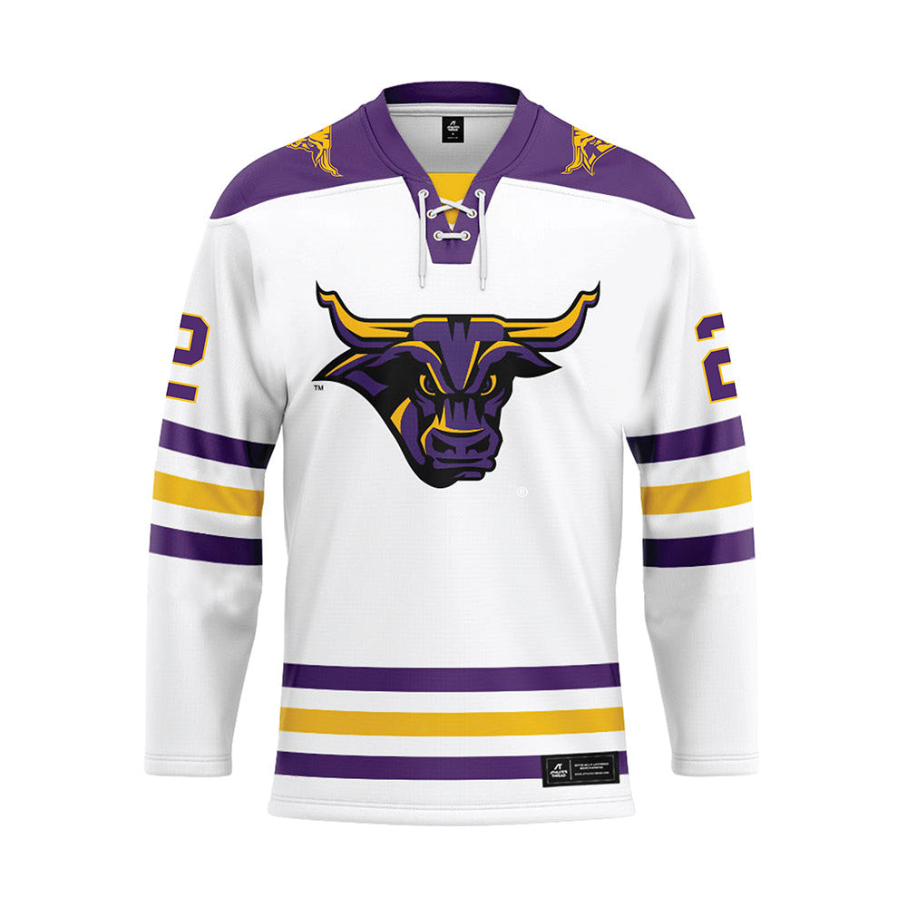 Minn. St. - NCAA Women's Ice Hockey : Mika Cichosz - White Hockey Jersey-0