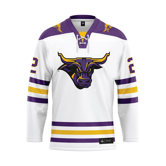 Minn. St. - NCAA Women's Ice Hockey : Mika Cichosz - White Hockey Jersey-0