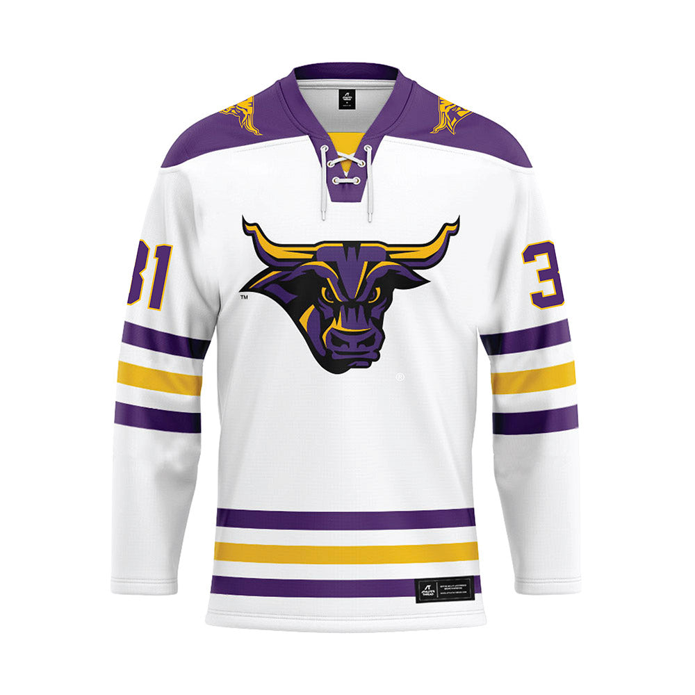 Minn. St. - NCAA Women's Ice Hockey : Kaydence Roeske - White Hockey Jersey-0