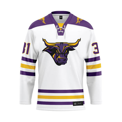 Minn. St. - NCAA Women's Ice Hockey : Kaydence Roeske - White Hockey Jersey-0