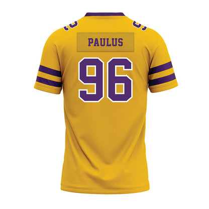 Minn. St. - NCAA Football : Caleb Paulus - Gold Premium Football Jersey-1