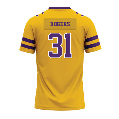Minn. St. - NCAA Football : Cole Rogers - Gold Premium Football Jersey-1