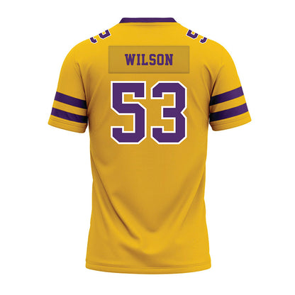 Minn. St. - NCAA Football : Bryan Wilson - Gold Premium Football Jersey-1