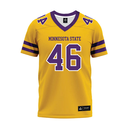 Minn. St. - NCAA Football : Tanner Olson - Gold Premium Football Jersey-0