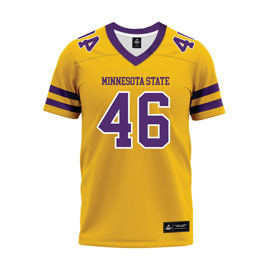 Minn. St. - NCAA Football : Tanner Olson - Gold Premium Football Jersey-0