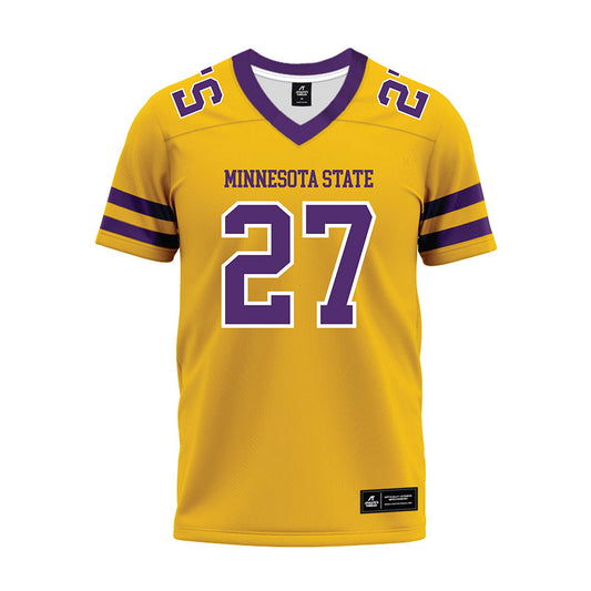 Minn. St. - NCAA Football : Tyler Moss - Gold Premium Football Jersey-0