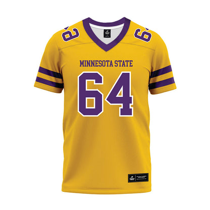 Minn. St. - NCAA Football : Collin Selk - Gold Premium Football Jersey-0