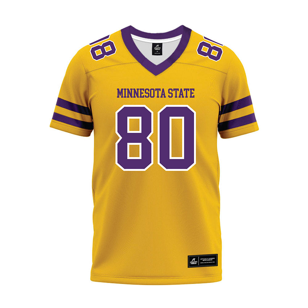 Minn. St. - NCAA Football : Madden Mahr - Gold Premium Football Jersey-0