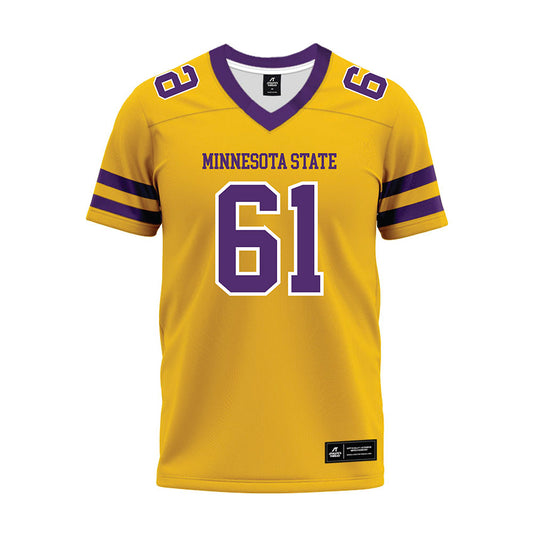 Minn. St. - NCAA Football : Joseph Kingston - Gold Premium Football Jersey-0
