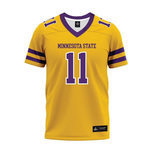 Minn. St. - NCAA Football : Maximus Sims - Gold Premium Football Jersey-0