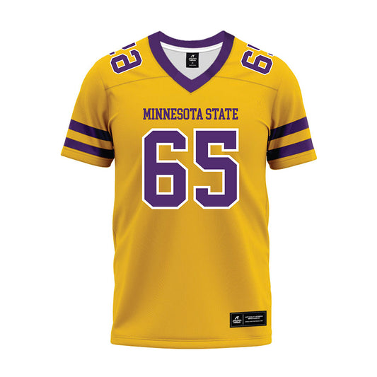 Minn. St. - NCAA Football : Joshua Witt - Gold Premium Football Jersey-0