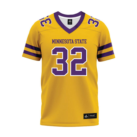 Minn. St. - NCAA Football : Tristyn Hynes - Gold Premium Football Jersey-0