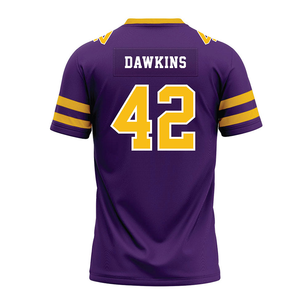 Minn. St. - NCAA Football : Miles Dawkins - Purple Premium Football Jersey-1